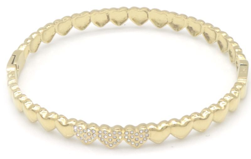 goude hartjes armband