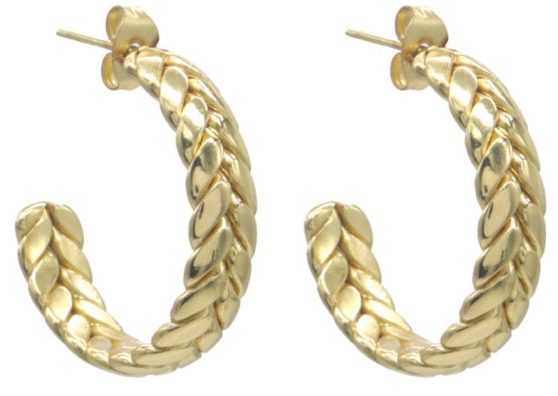 S. Steel Earrings 25mm