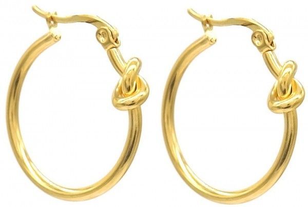 S. Steel Earrings 2.5cm