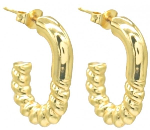 S. Steel Earrings 2.5cm