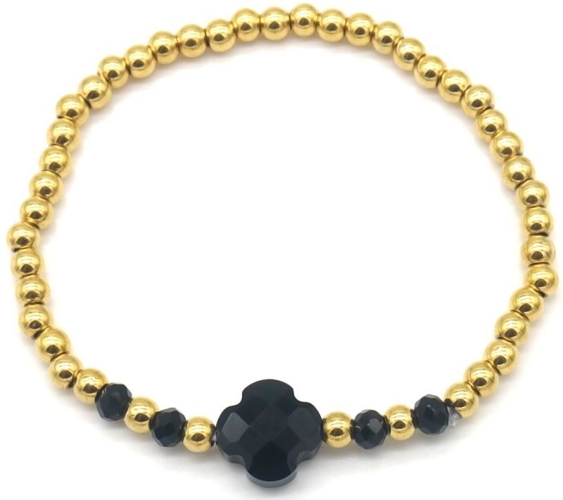 S. Steel Bracelet Glassbeads