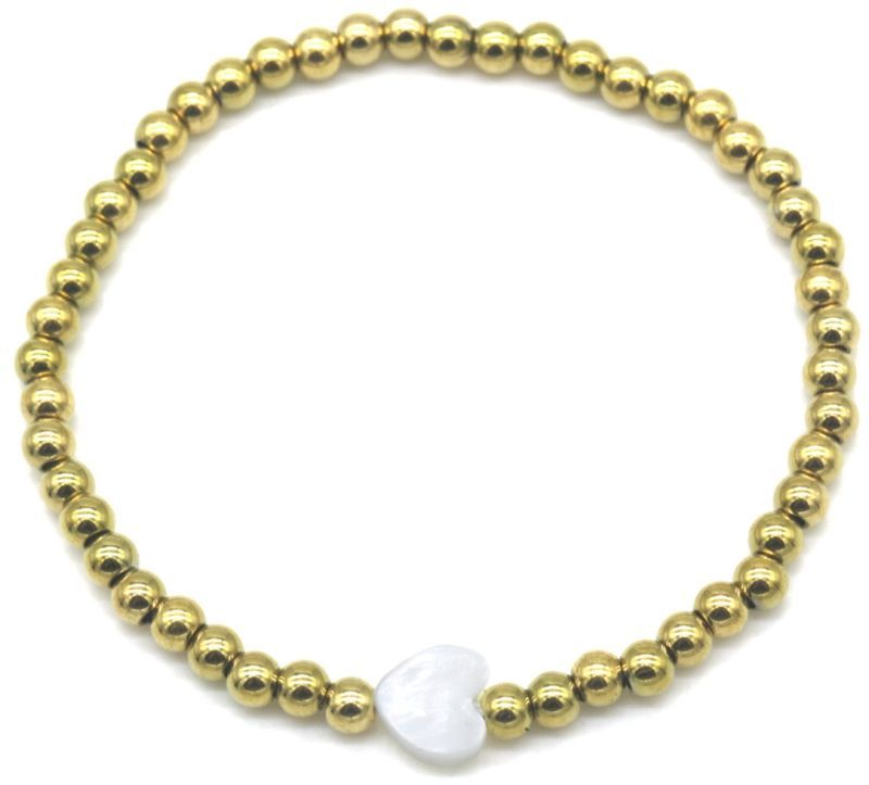 S. Steel Bracelet Heart