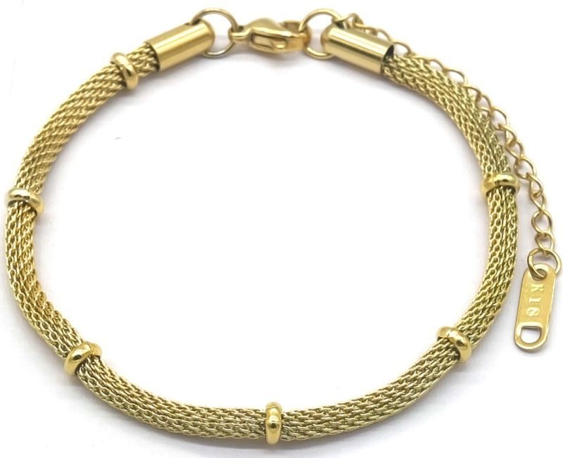S. Steel Bracelet 16-21cm