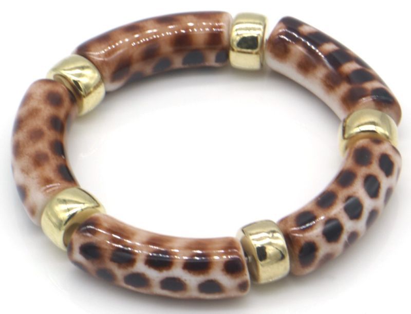 Elastic Bracelet Acrylic Tubes