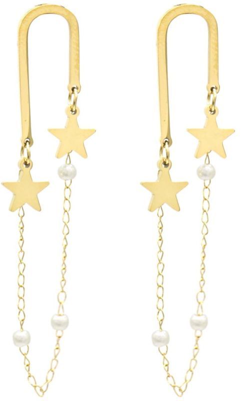 S. Steel Earrings 4.5cm&quot;