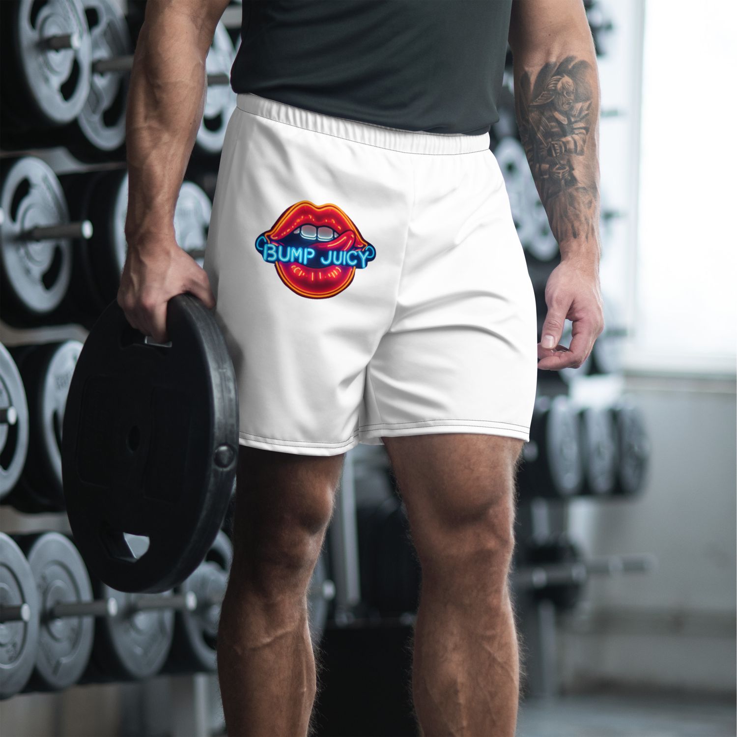Bump Juicy Unisex Athletic Long Shorts
