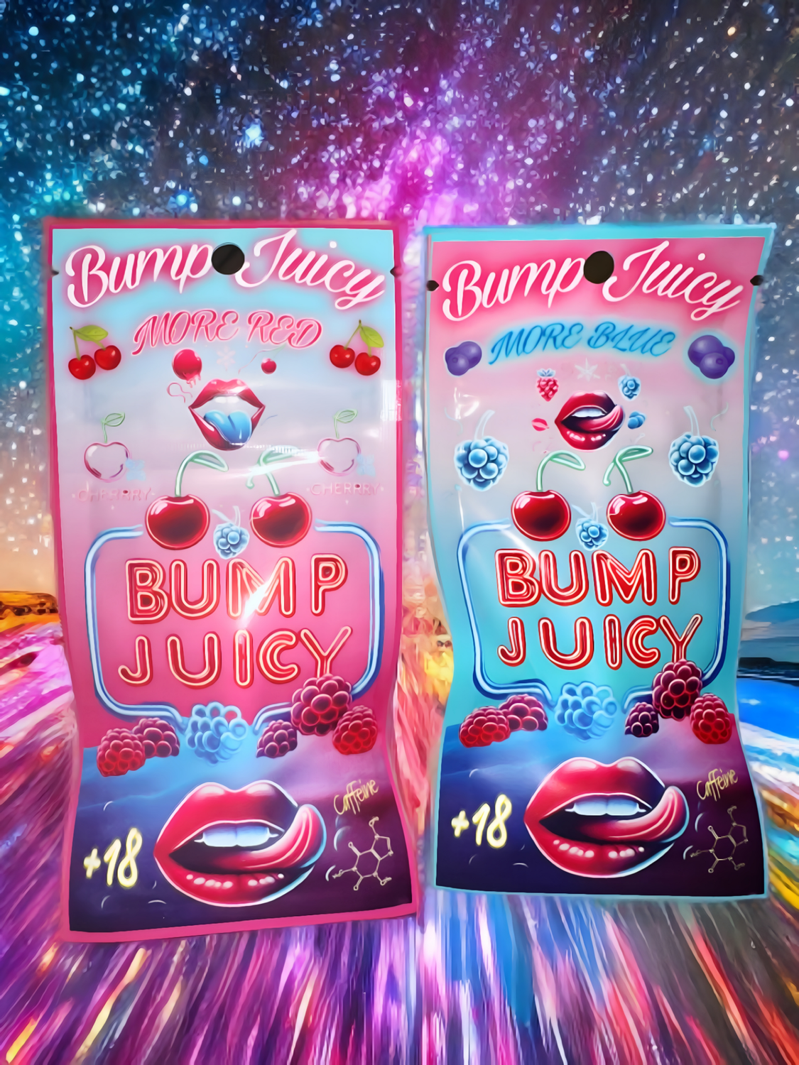 BUMP JUICY double pack One Blue + One Red