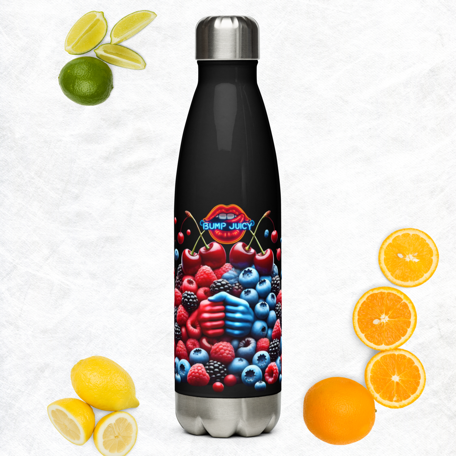 Bjuicy 10 Pack + Clash of Flavors Stainless steel water bottle 