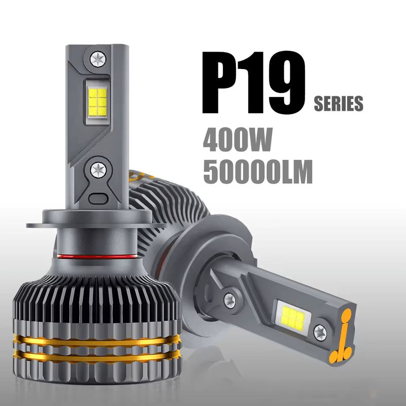 H11: P19 LED HEADLIGHT 50,000 LUMEN 6500K