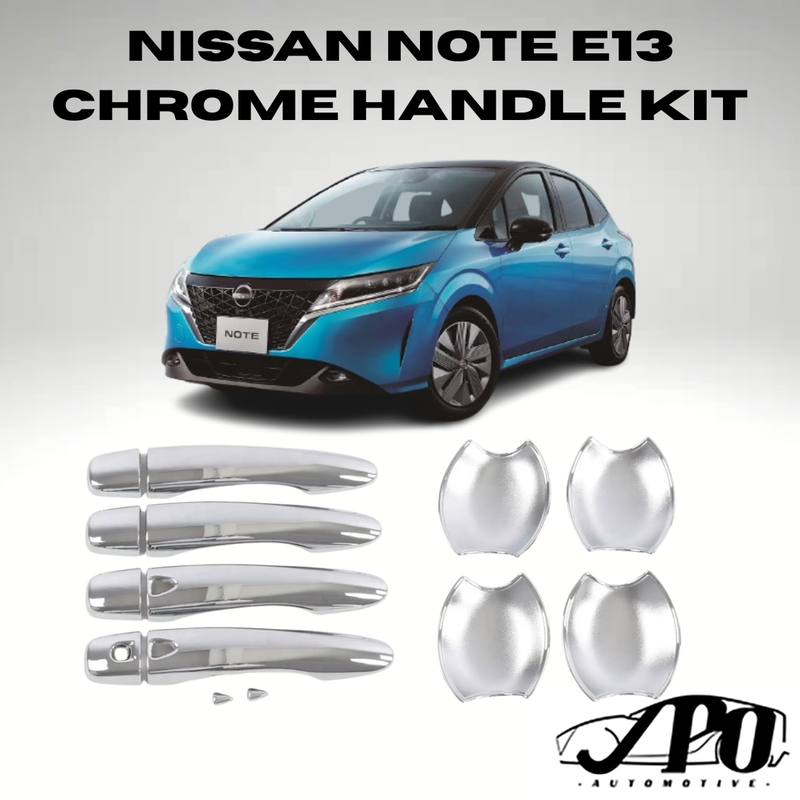 Nissan Note E13 Chrome Door Handle Kit
