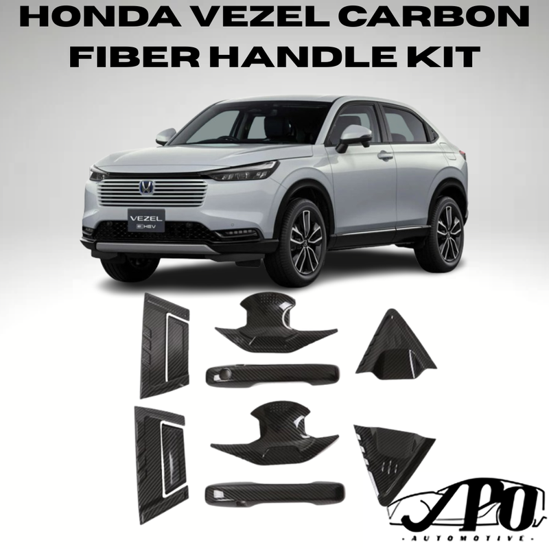 Honda Vezel RV5 Handle kit- Carbon Fiber 