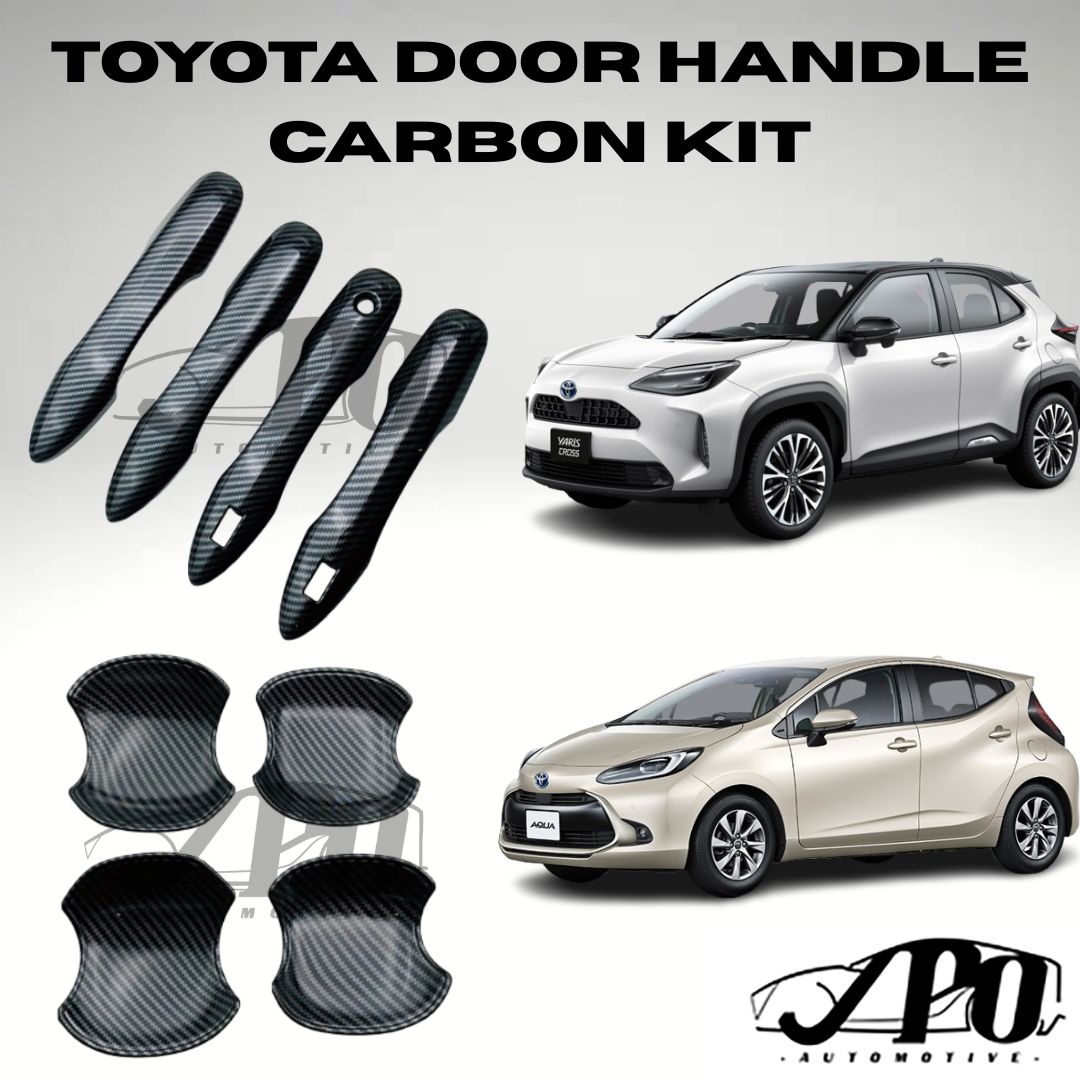 Toyota Door Handle Carbon Fiber Kit ( Smart Key)