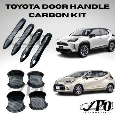 Toyota Door Handle Carbon Fiber Kit ( Smart Key)