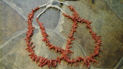 Coral Strand for 1 Natural Organic Lot CS# 3 From The 1970&#39;s