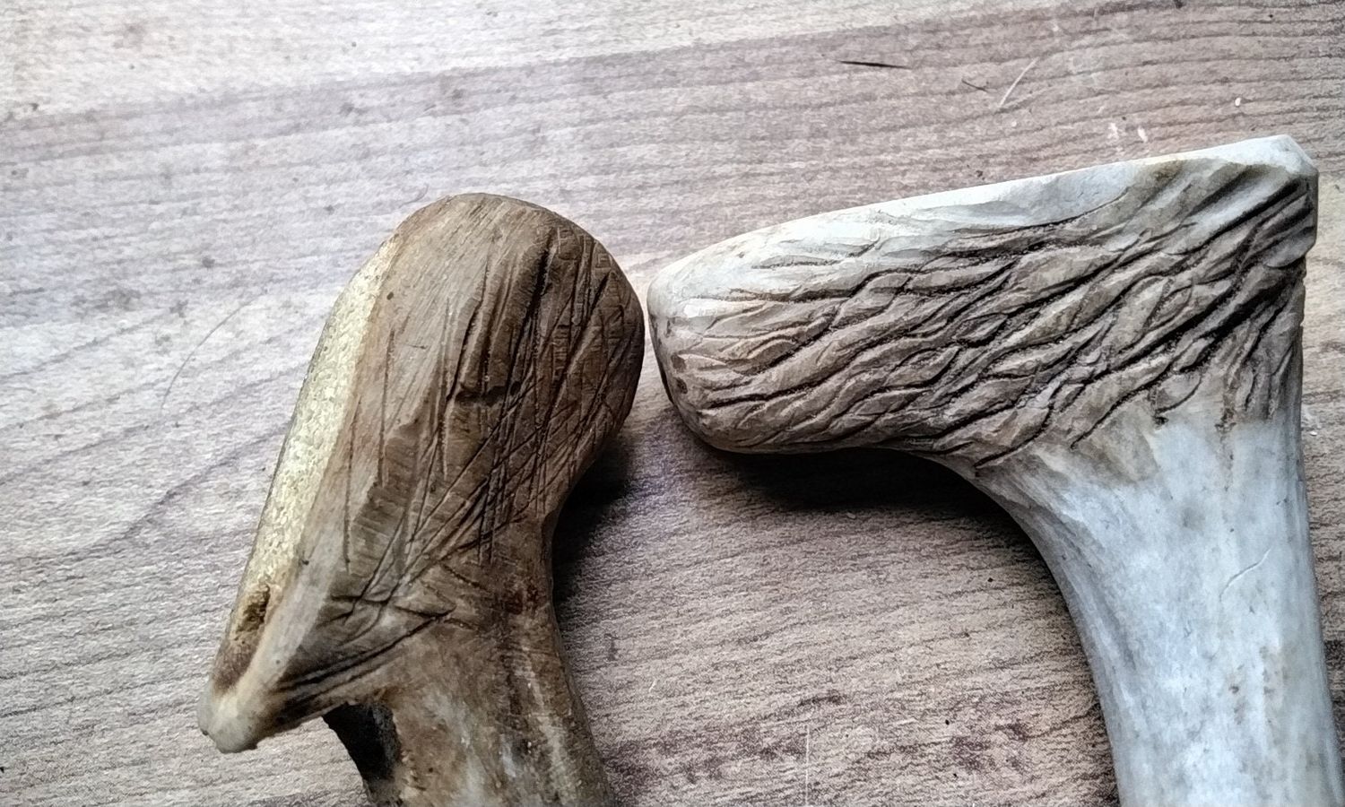 Smoking Pipe For 1 Hand Carved Penis/Dick Carved From Deer Antler From Mn. USA