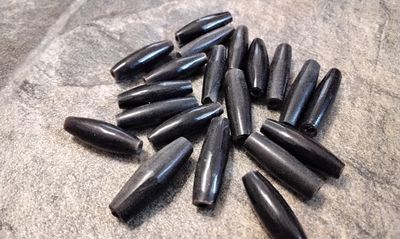Buffalo Horn Hairpipe Beads For 24 That Are 1&quot; Long