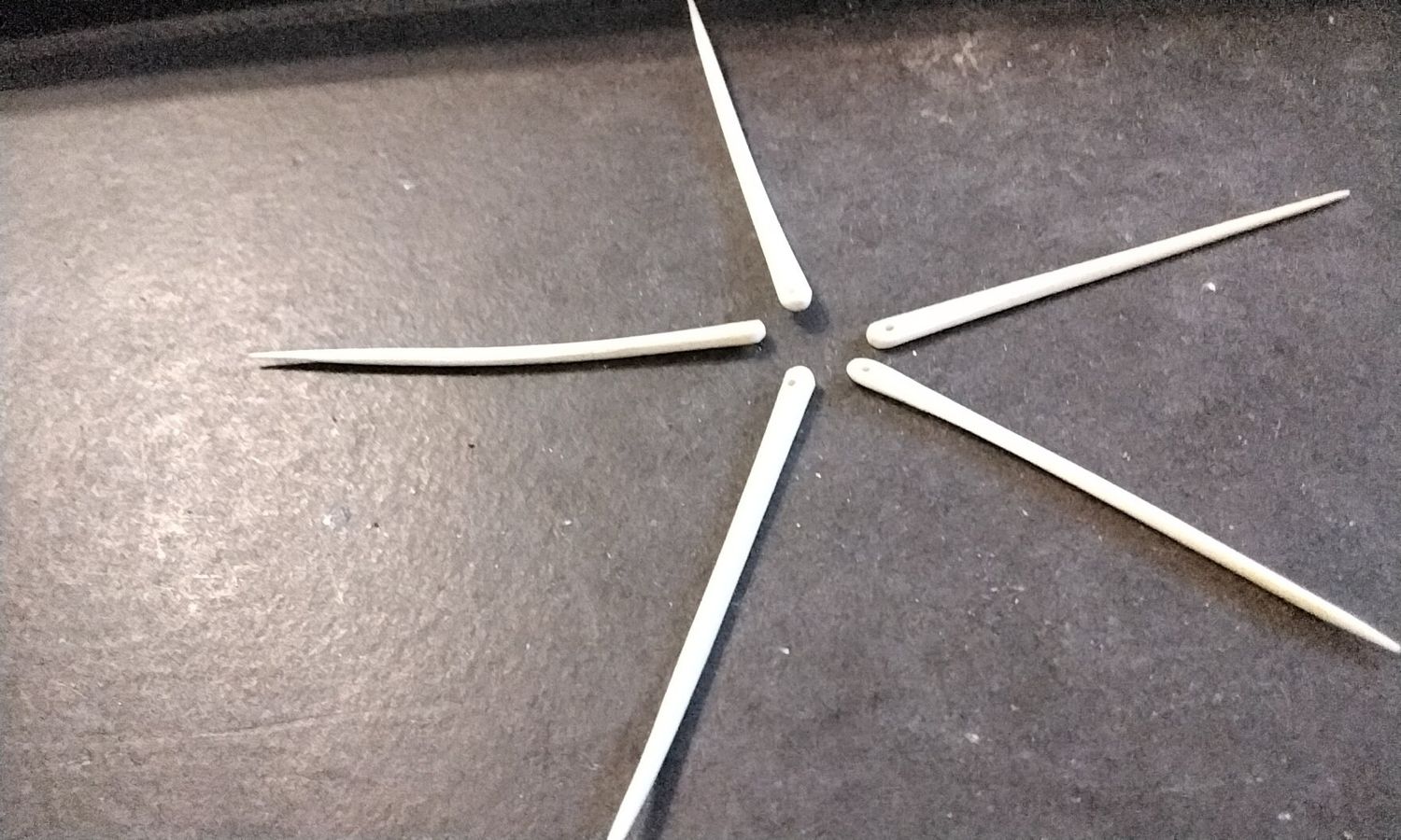 Bison Buffalo Bone Needle Handmade In USA Mn.