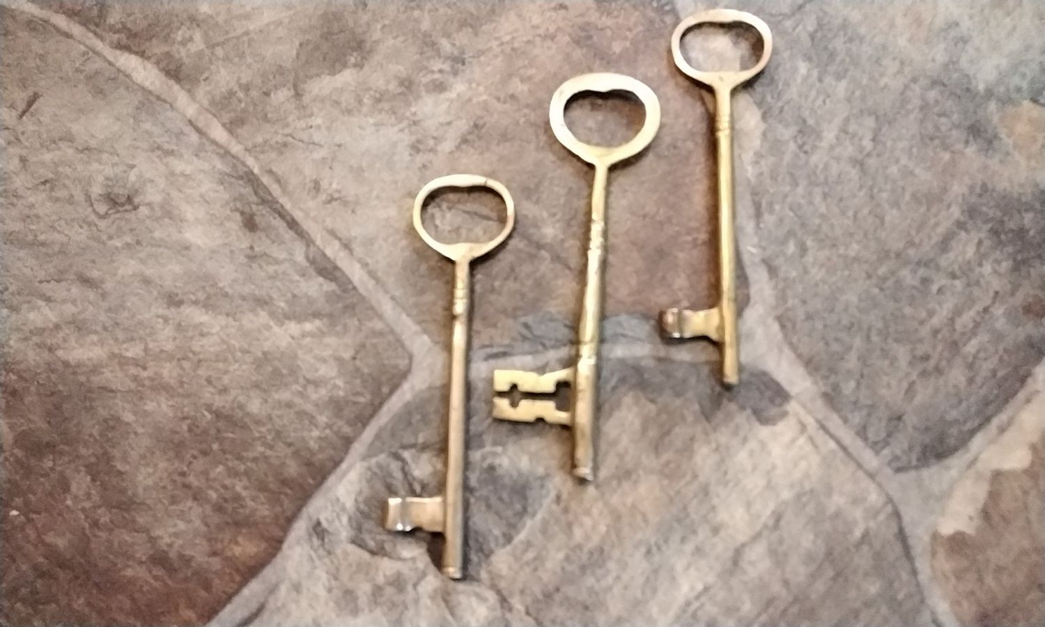 Skeleton Keys For 1 Brass skelton keys From The 1970&#39;s