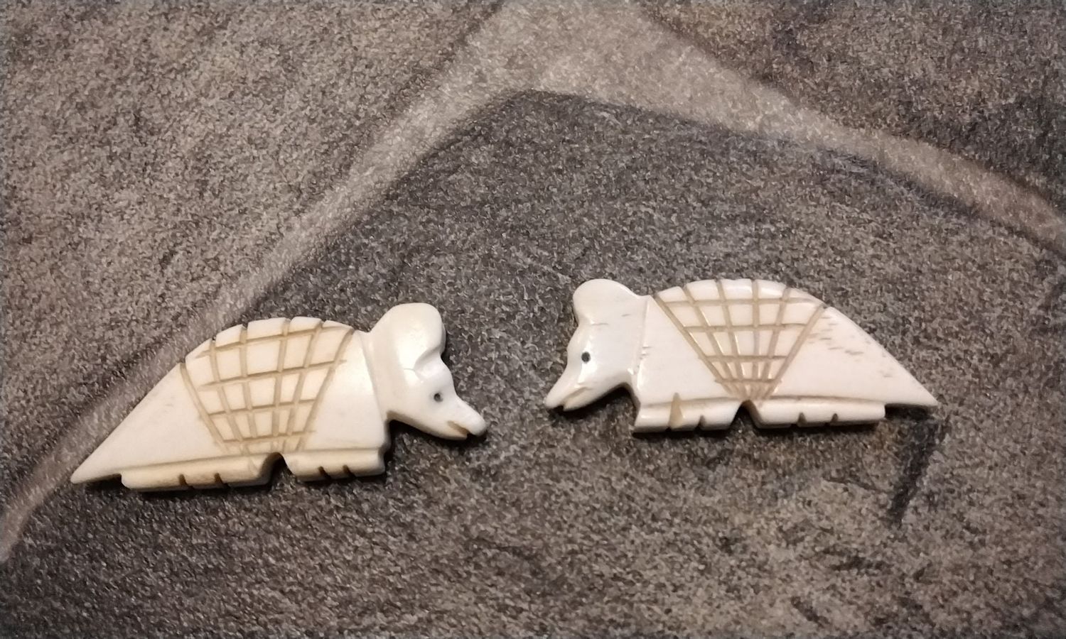 Armadillo Fetish Beads For 2 Extra Large