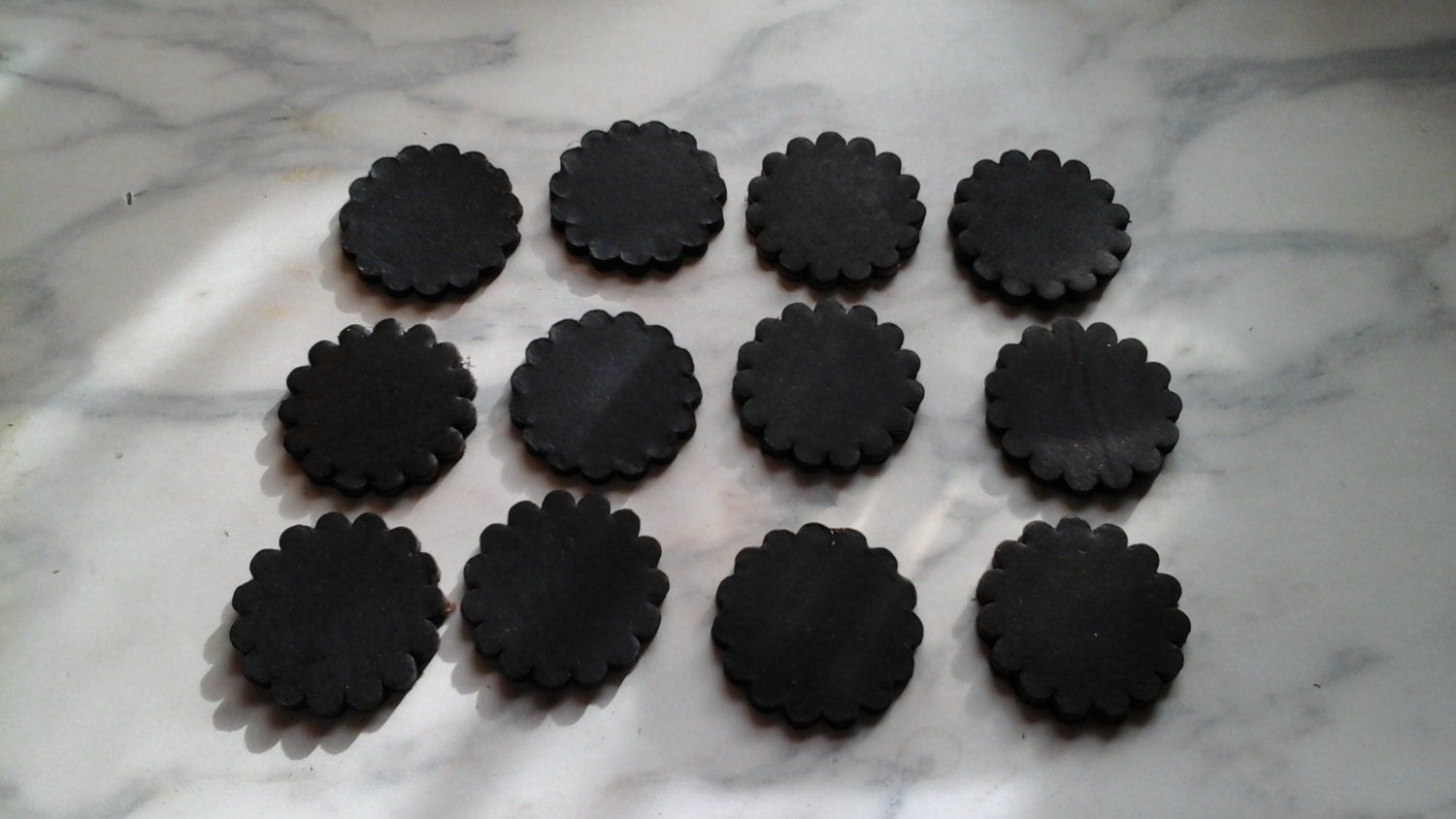 Leather Conchos For 5 Dark Brown