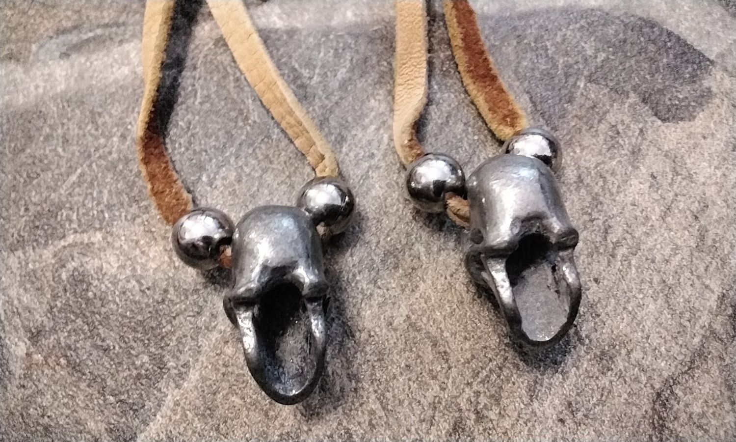 Skull Necklace For 1 Large Pewter Skull Necklace