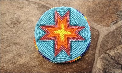Barrette Hair Clip Beaded Native American Style Handmade in USA  Lot# B