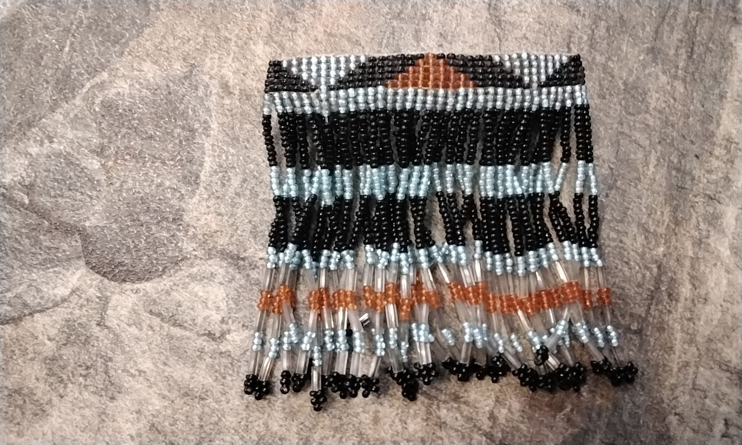 Barrette Hair Clip Native American Style Lot# Sunset