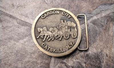 Carson City Catskill, N.Y. Belt Buckle