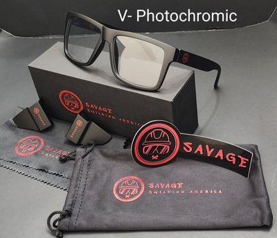 V-Black Frame - Photochromic  50/50  Z87.1