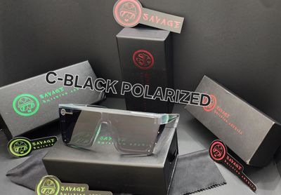 C-CLEAR FRAME - BLACK POLARIZED  Z87.1
