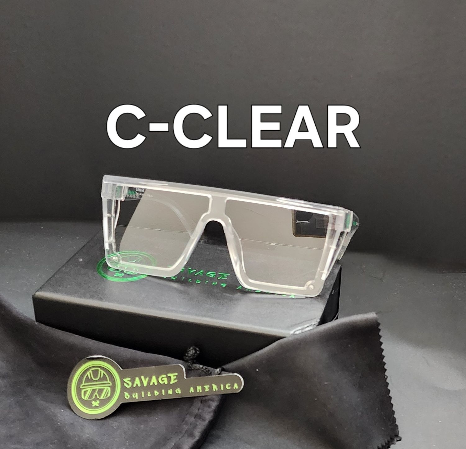 C-CLEAR FRAME - CLEAR LENT  Z87.1