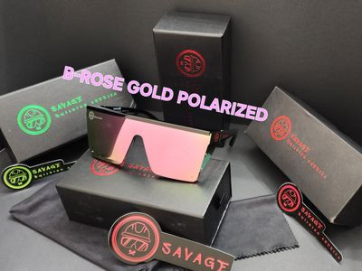 B-BLACK FRAME - ROSE GOLD POLARIZED  Z87.1