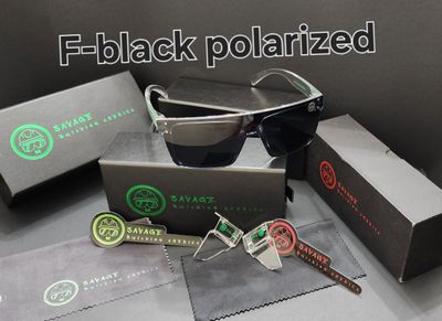 F-Clear frame - Black polarized  Z87.1