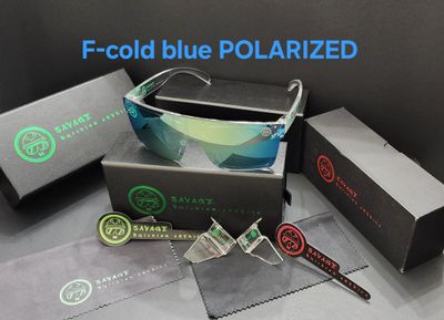 F-Clear Frame - cold blue polarized  Z87.1