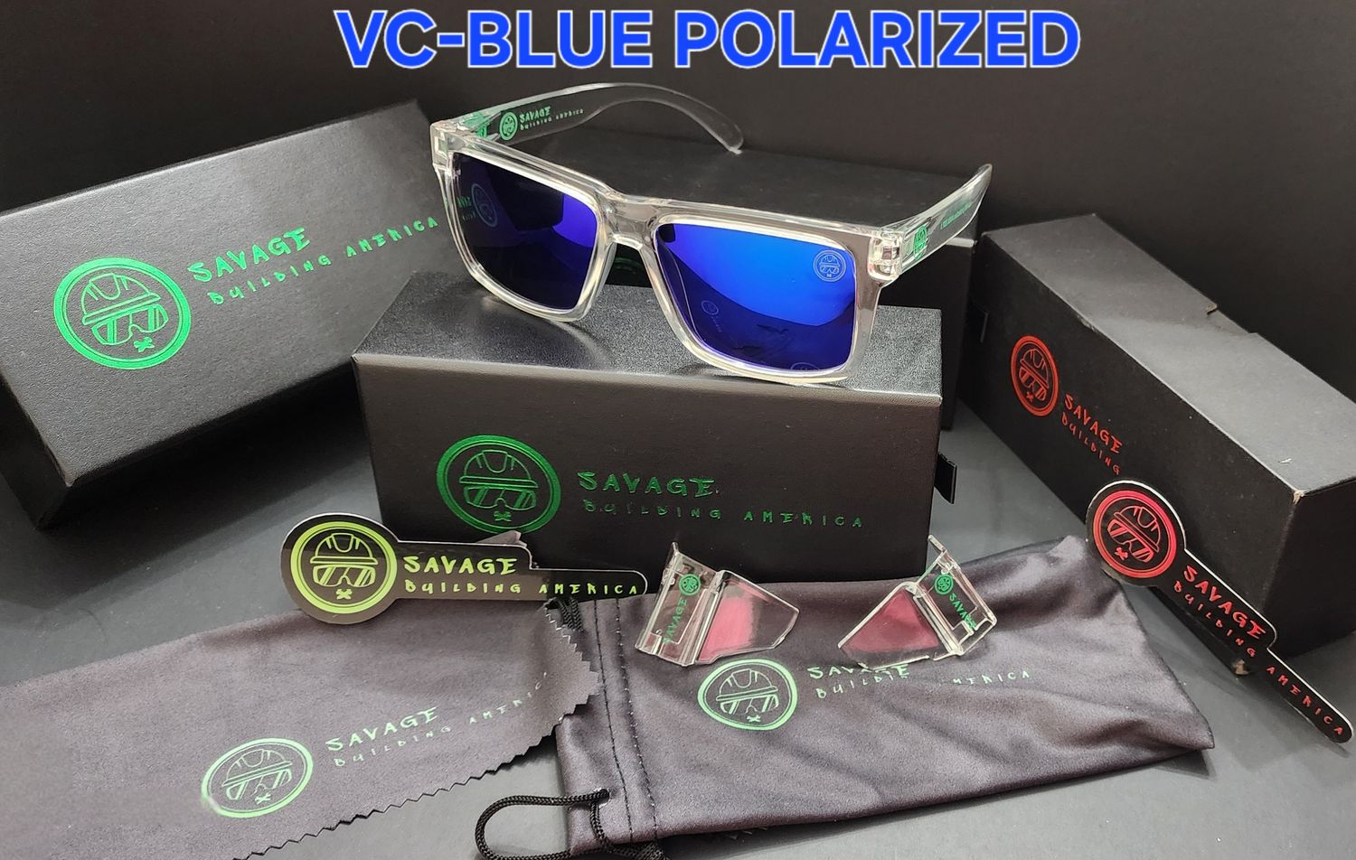 V-Clear Frame - Blue Polarized  Z87.1