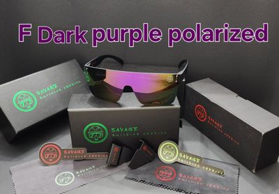 F-Black frame - Dark purple Polarized  Z87.1