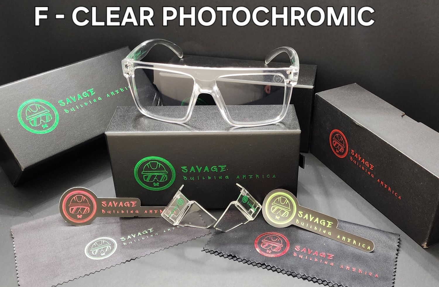 F-Clear Frame - Photochromic   50/50 Z87.1