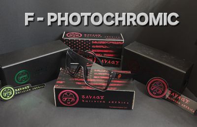 F-Black Frame Photochromic 50/50 Z87.1