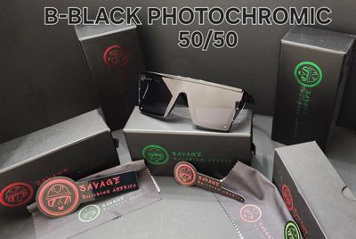 B-BLACK FRAME PHOTOCHROMIC 50/50 Z87.1