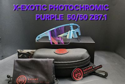 X-EXOTIC FRAME PHOTOCHROMIC PURPLE 50/50 Z87.1