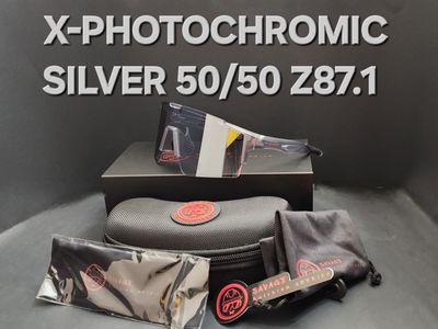 X- PHOTOCHROMIC SILVER 50/50 Z87.1