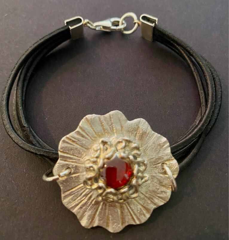Silber 999 Amulett mit Zirkonia