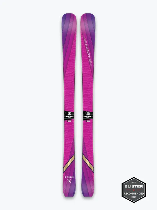 Shaggy&#39;s Skis Belle 90, Color: Pink Geomtric, Size: 156
