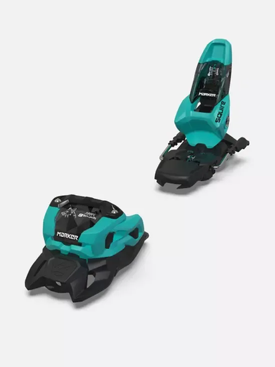 Marker Squire 11 Bindings 2025, Color: Black/Teal, Size: 90mm