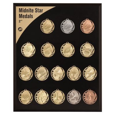 Midnite Star Medals (Black Back)