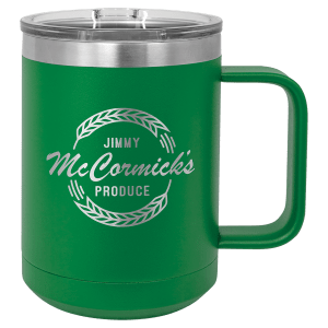 15 OZ POLAR CAMEL COFFEE CUP, Colour: GREEN