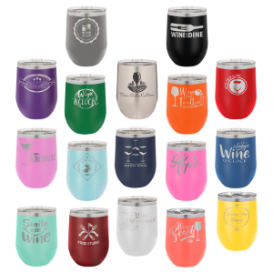 12 OZ POLAR CAMEL STEMLESS WINE GLASS
