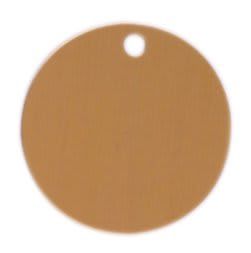 10.00 Sublimation brass key ring