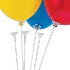 Air Fill Balloon Display Sticks
