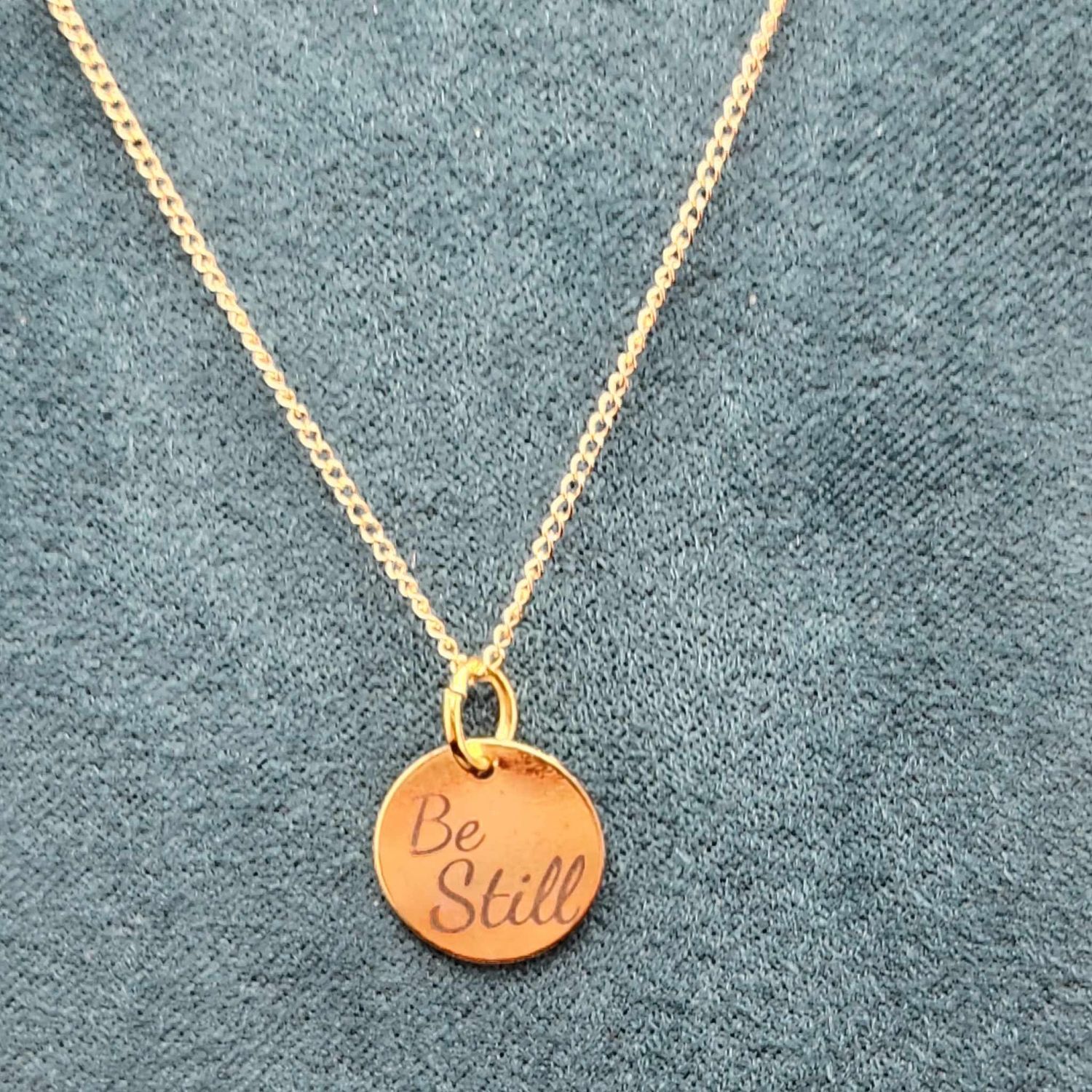 Brass Pendant with chain